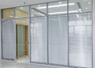 Paredes de separação impecáveis do vidro do escritório desmontáveis com quadro de alumínio
