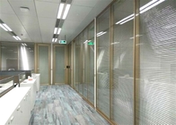 Paredes de separação impecáveis do vidro do escritório desmontáveis com quadro de alumínio