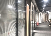 Projeto de aço completo da separação da entrada das paredes de separação do vidro do escritório da altura