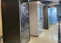 Cabine de telefone acústica de 4 capacidades, cabine de telefone privada para o escritório