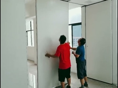 Paredes divisórias móveis de estrutura de alumínio OEM Paredes divisórias acústicas deslizantes dobráveis