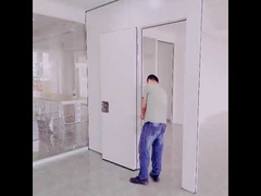 Paredes divisórias dobráveis resistentes ao fogo Comércio com material de madeira e alumínio