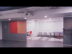 SONO Quadro de alumínio Paredes de divisória pendentes, divisória de madeira aberta para salão