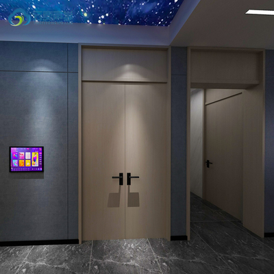 Entrada de aço inoxidável para residências comerciais Porta exterior insonorizada