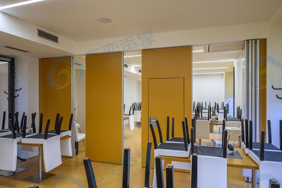Pára-choques e paredes deslizantes operáveis Porta móvel para escritório Para dividir o quarto