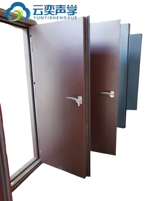 Moderno de aço inoxidável Design de porta única Soundproof Porta de segurança de aço para casa