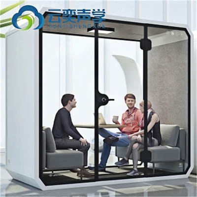 Ver imagem maior Adicionar para comparar Compartilhar Reunião Móvel Portátil Soundproof Booth Acoustic Escritório Privado Reunião Pod Pho