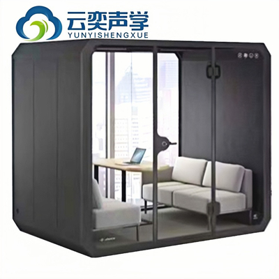 Ver imagem maior Adicionar para comparar Compartilhar Reunião Móvel Portátil Soundproof Booth Acoustic Escritório Privado Reunião Pod Pho