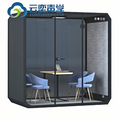 Ver imagem maior Adicionar para comparar Compartilhar Reunião Móvel Portátil Soundproof Booth Acoustic Escritório Privado Reunião Pod Pho