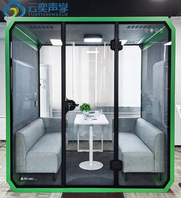 Ver imagem maior Adicionar para comparar Compartilhar Reunião Móvel Portátil Soundproof Booth Acoustic Escritório Privado Reunião Pod Pho