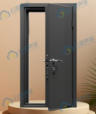 STC 40+ 3 DB Porta à prova de som para privacidade e conforto em edifícios residenciais