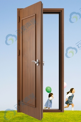 Moderno de aço inoxidável Design de porta única Soundproof Porta de segurança de aço para casa