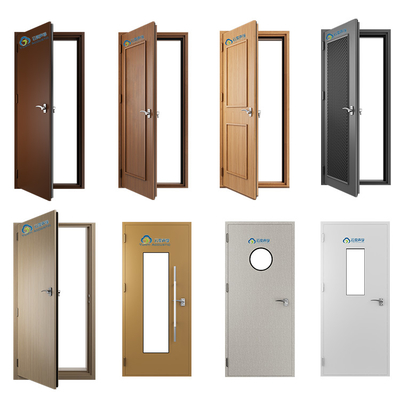 Porta de absorção de ruído de 72 mm 105 kg Porta de isolamento sonoro para cinema e sala de estar