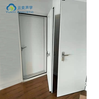 Porta avançada de isolamento acústico com vedação em T magnética com design de porta única ou dupla