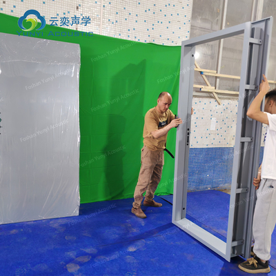 Porta avançada de isolamento acústico com vedação em T magnética com design de porta única ou dupla