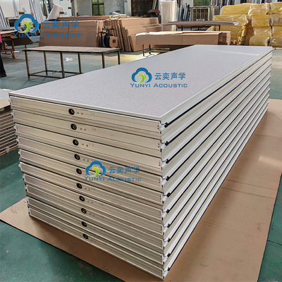 7.54meters High Customized Single Panel Hanging Partition With Aluminum Profile Structure para Divisão de Espaços de Escritório