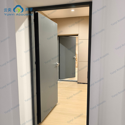 Sala de Bateria Estúdio de Música Sala Barreira de Ruído Transparente Porta de Isolamento de Ruído Casa Acústica Com Bass Traps Cornernoise Canceling Door STC 45dB