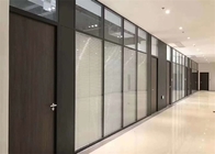 paredes de vidro da sala de conferências de 80mm, separação de vidro com quadro de alumínio