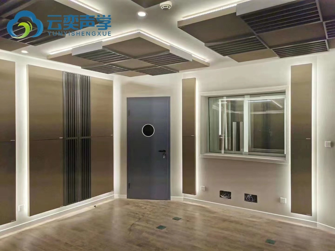 Janela de vidro Cinza Porta de aço anti-ferrugem Isolamento acústico Portas metálicas para laboratório