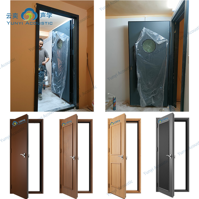 40DB 42dB 45dB Porta de isolamento acústico UL listado/FM aprovado para banquete de hotel