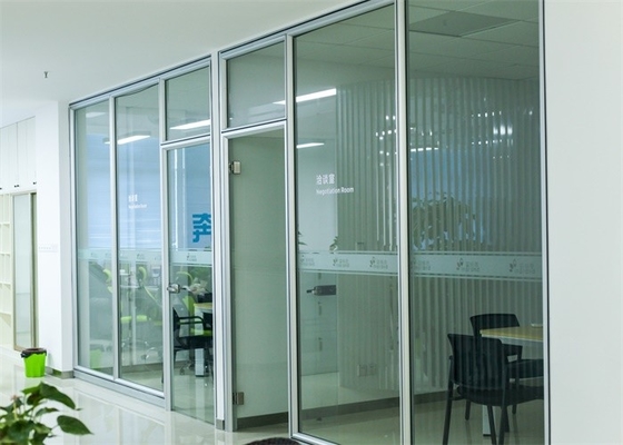 As paredes de separação de vidro do escritório moderaram os divisores de sala de vidro para o escritório