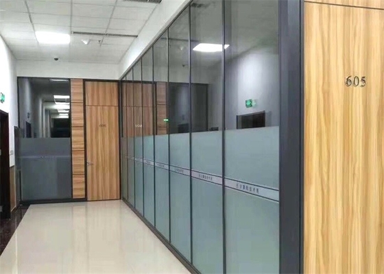 Separação de vidro Frameless moderada transparente da separação completa de vidro do alto cargo